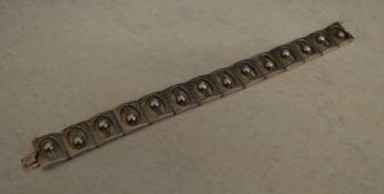 Silver bracelet, London, total weight 1.