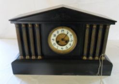 Large Slate mantle clock