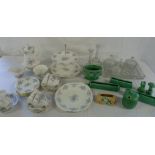 Various ceramics and glassware inc Sylva