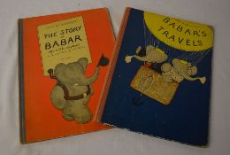 2 Babar books inc 'The Story of Babar th