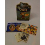 Various cigarette cards inc two sm album