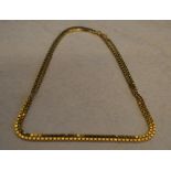 9ct gold necklace, total weight 23g