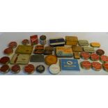 Assorted cigarette/tobacco tins