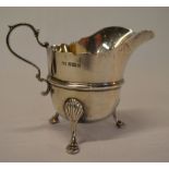 Silver cream jug, Sheffield 1905, total