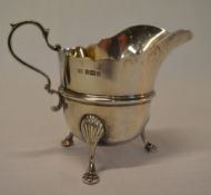 Silver cream jug, Sheffield 1905, total