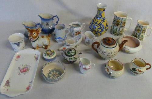 Various ceramics inc Coalport & Devonwar