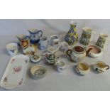 Various ceramics inc Coalport & Devonwar