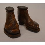 Pair of miniature leather boots