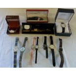 Various watches inc Rotary, Accurist and