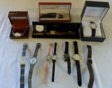 Various watches inc Rotary, Accurist and