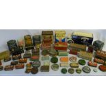 Various Advertising tins inc Oxo