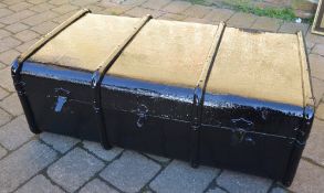 Painted black trunk