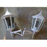 2 large JCC wall lanterns