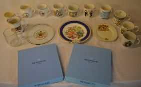 Commemorative ware inc plates & mugs