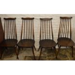 4 Ercol dining chairs