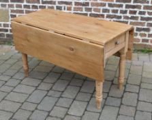 Pine drop leaf table