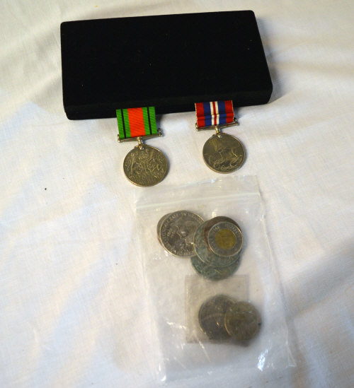 WW2 Defence Medal & War Medal & various