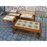 2 Coffee tables, nest of tables & magazi