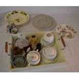 Plates, Imari style cruet set, various s