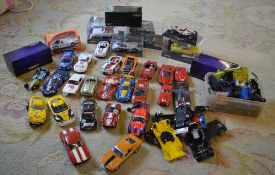 Large quantity of Scalextric cars inc Ho