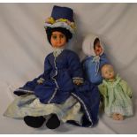 3 old dolls inc Roddy