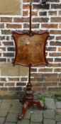 Victorian pole screen