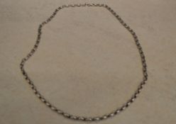 Silver 925 necklace, total weight 0.6oz