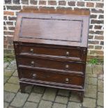 1930's oak bureau