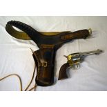 Colt 45 replica pistol & ammo belt