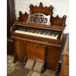 Victorian Pump Organ with maker ' Wm Jam