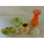 Various ceramics inc Carltonware and Wad