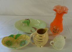 Various ceramics inc Carltonware and Wad