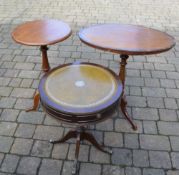 Regency style drum table, Victorian oval