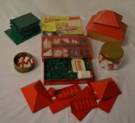 Collection of Bayko building bricks and