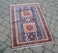 Handwoven Afghan baluch tribal rug