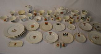 Large quantity of crested china inc Scar