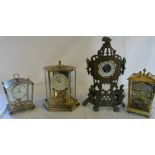 Assorted mantle clocks