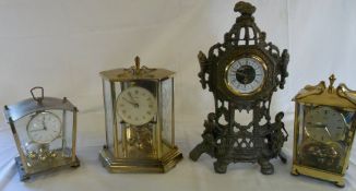 Assorted mantle clocks