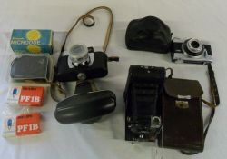 Assorted cameras