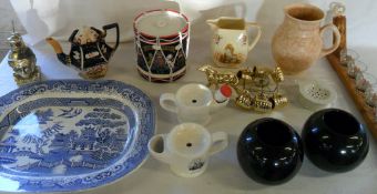Assorted ceramics etc inc Royal Marines