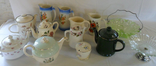 Various ceramics and glassware inc Wedgw