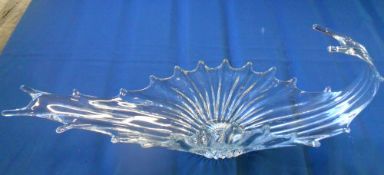 French glass splash bowl