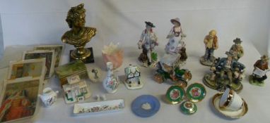 Assorted ceramics etc inc Coalport, Wedg