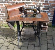 Singer trestle sewing machine