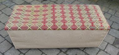 Ottoman with tapestry top