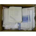 Assorted linen