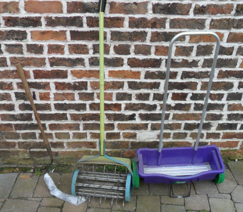 Various gardening equipment