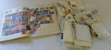 Album, loose stamps and on envelopes