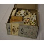 Collection of cigarette cards & albums