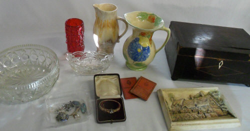 Assorted items inc White Friars style va